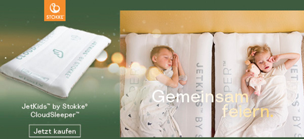 Stokke CloudSleeper – gemeinsam feiern/quer